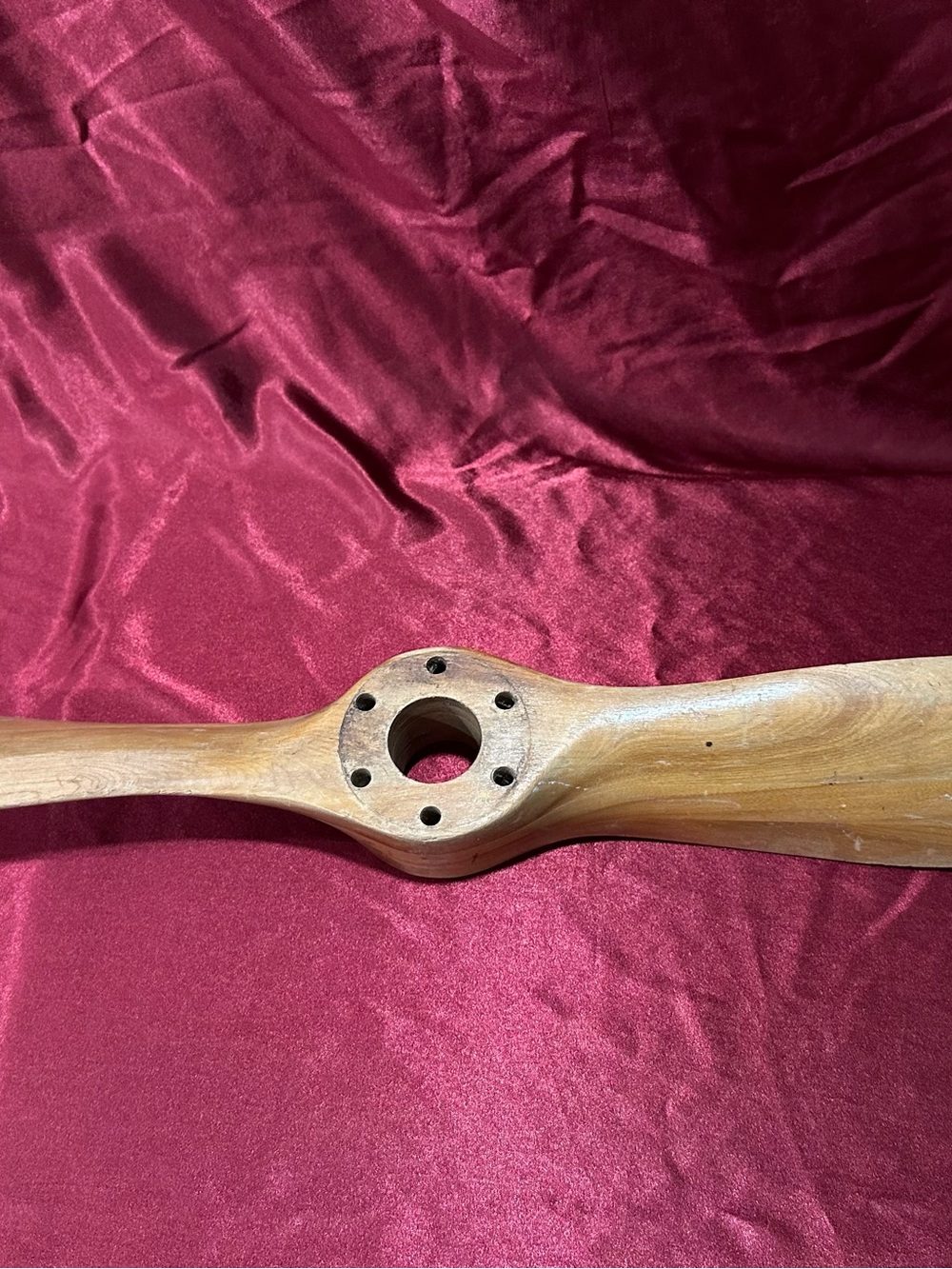 Vintage 32” Wooden Airplane Propeller Wall Decor Aviation Aviator Man Cave